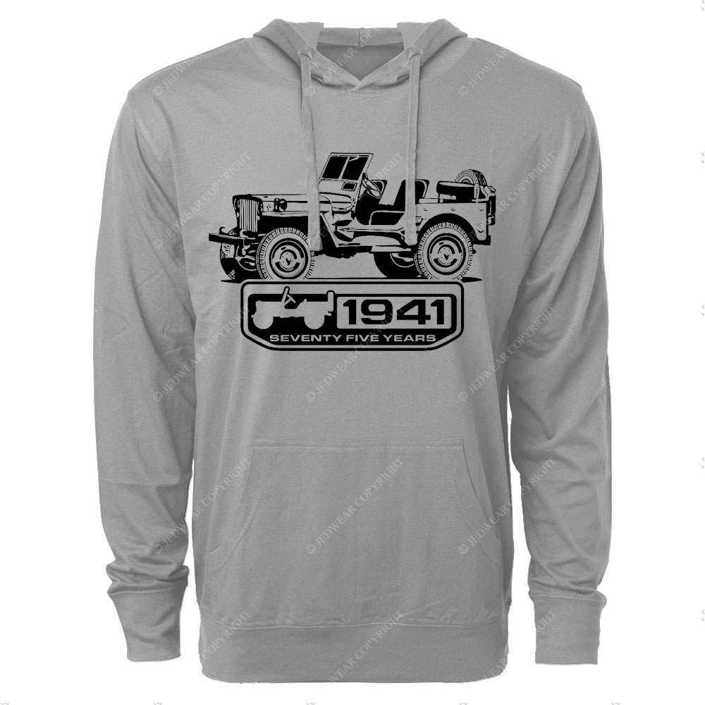Willys 1941 Seventy Nine Years Jp Lover Oversized Lightweight Hoodie