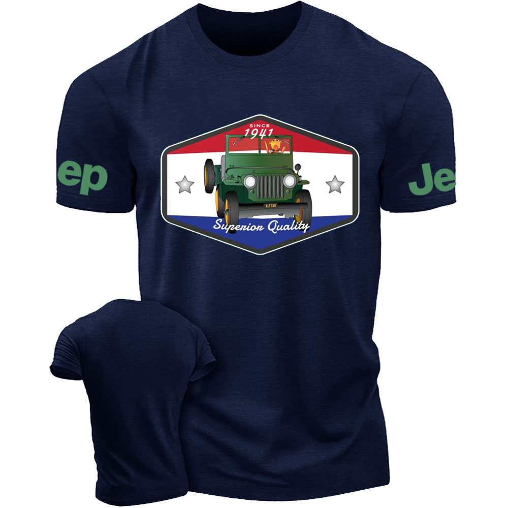 Tiger Drives Since 1941 Willys Supenion Quality Jp T-Shirt