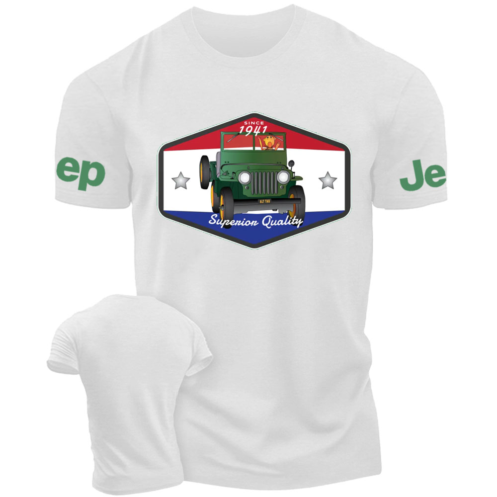 Tiger Drives Since 1941 Willys Supenion Quality Jp T-Shirt