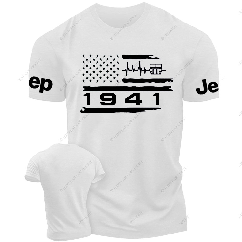 Distressed USA Flag 1941 Jp Men T-Shirt