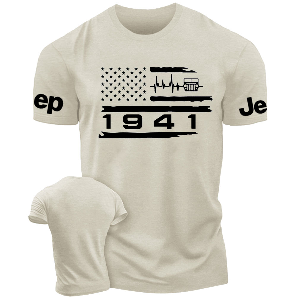 Distressed USA Flag 1941 Jp Men T-Shirt