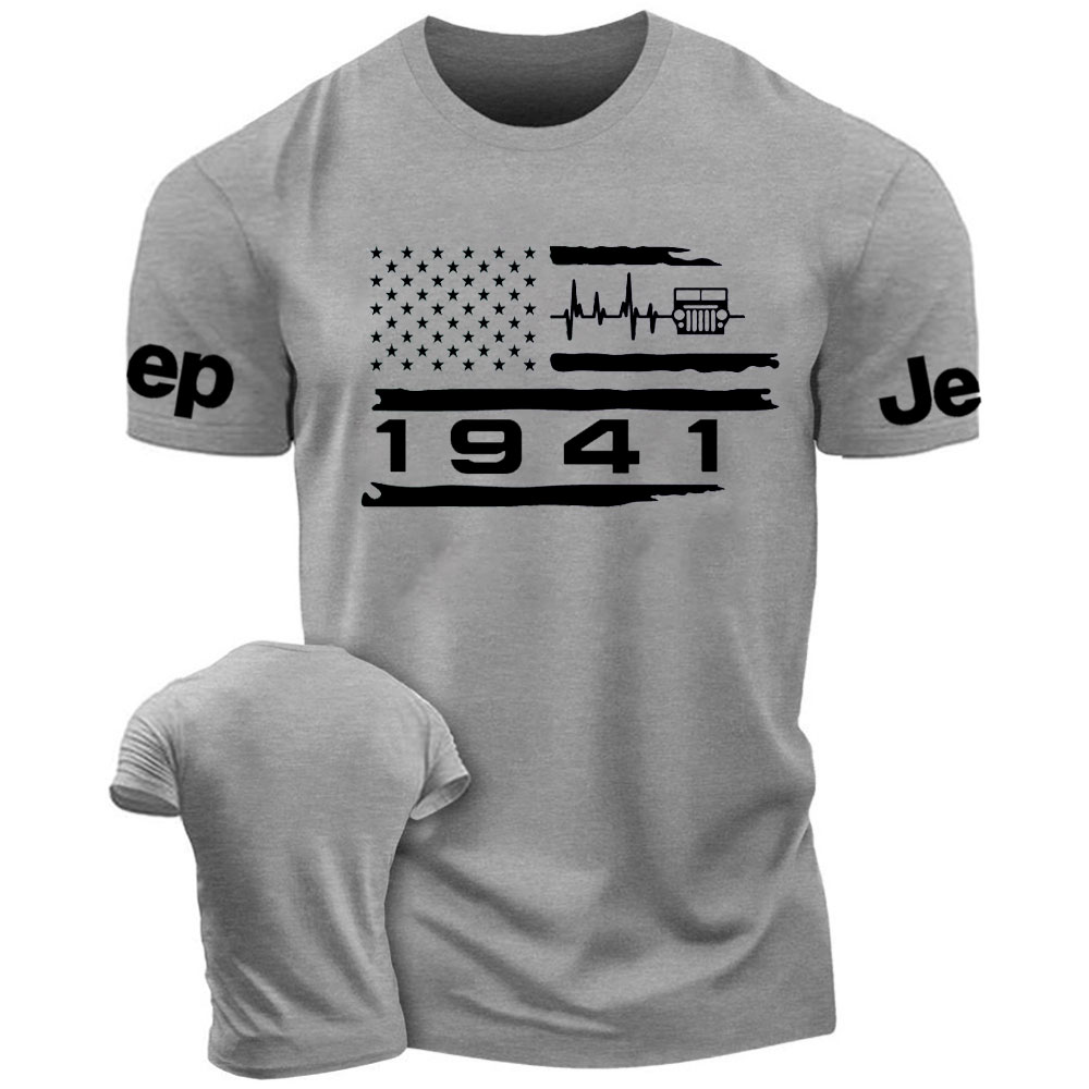 Distressed USA Flag 1941 Jp Men T-Shirt