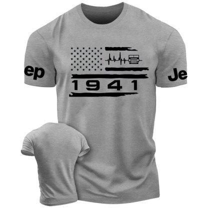 Distressed USA Flag 1941 Jp Men T-Shirt