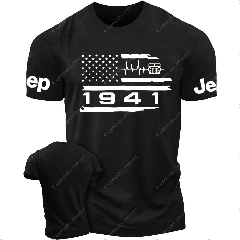 Distressed USA Flag 1941 Jp Men T-Shirt