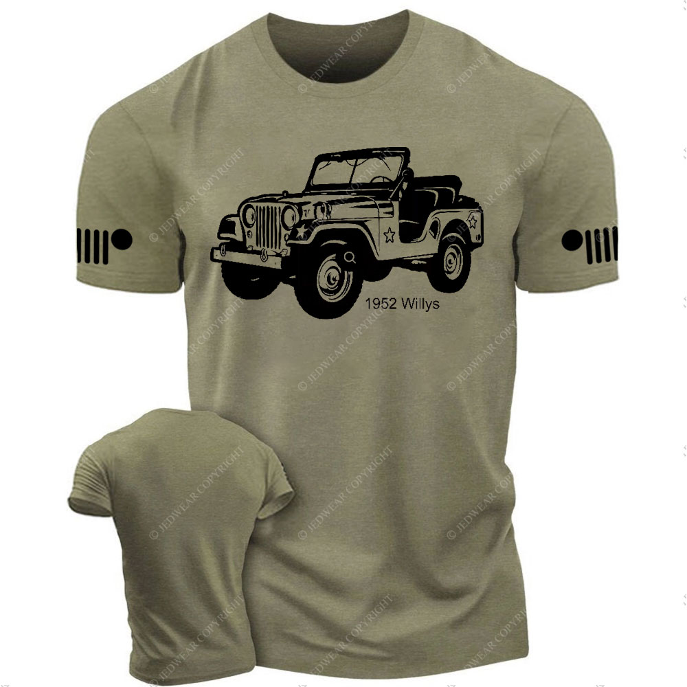 Willys Jp 1952 Classic Car T-Shirt