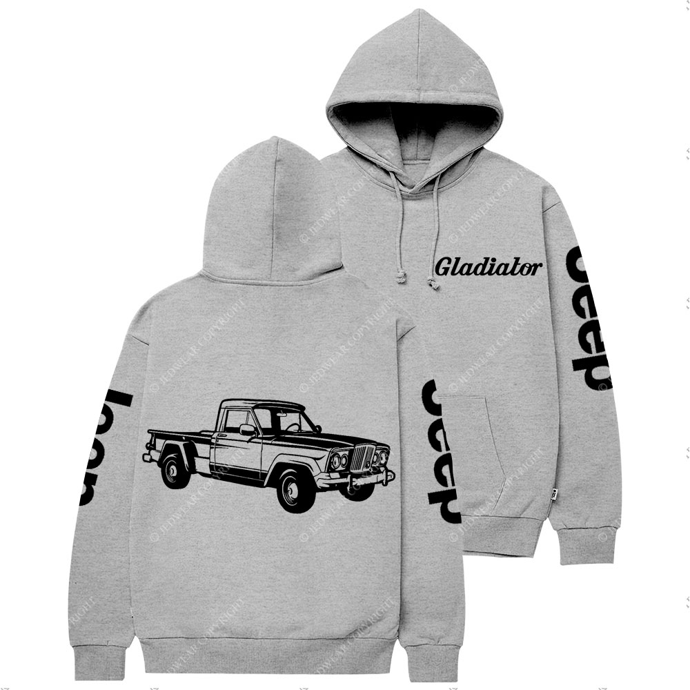 Jp Gladiator 1967 Classic Car Casual Hoodie