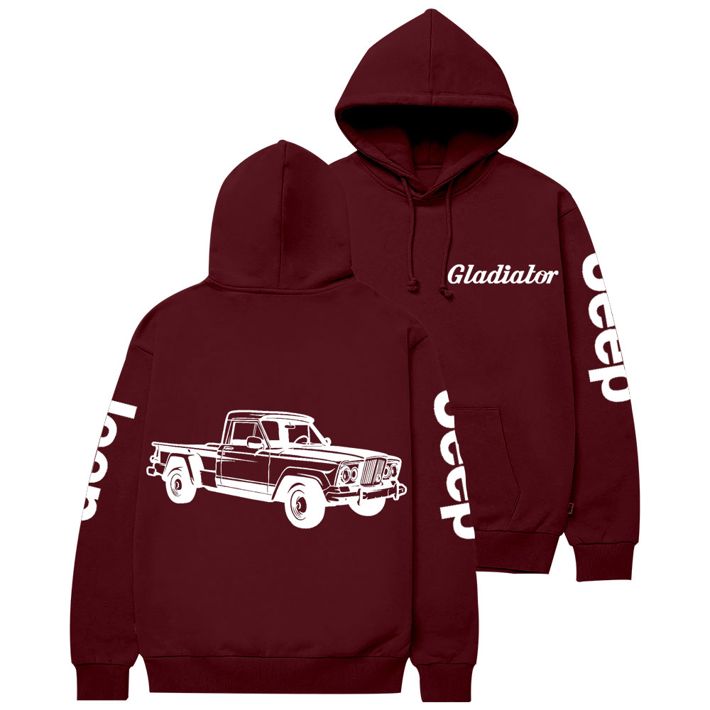 Jp Gladiator 1967 Classic Car Casual Hoodie