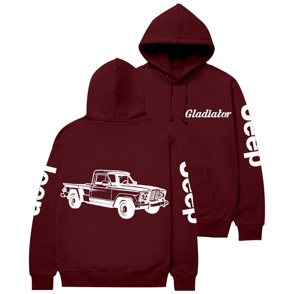 Jp Gladiator 1967 Classic Car Casual Hoodie
