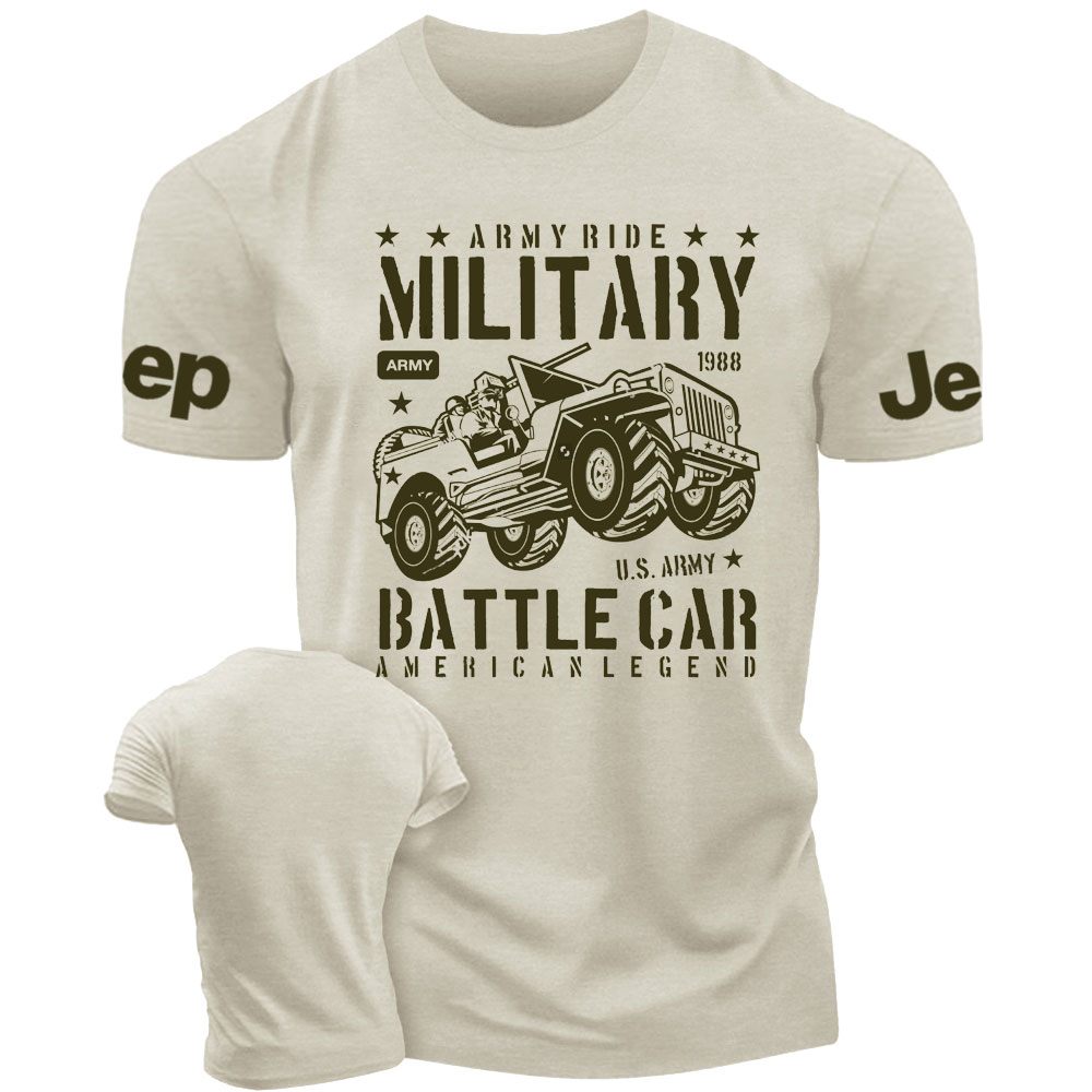 Battle Car American Legend Jp Willys T-Shirt