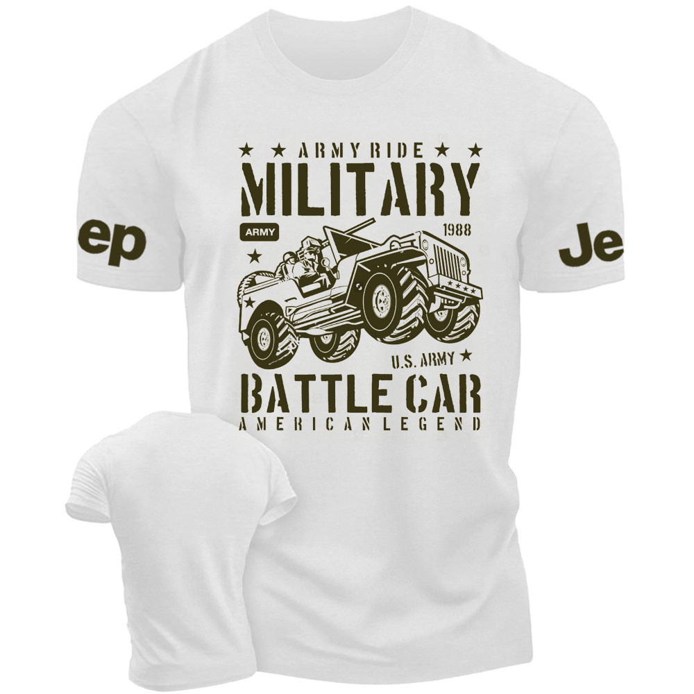 Battle Car American Legend Jp Willys T-Shirt