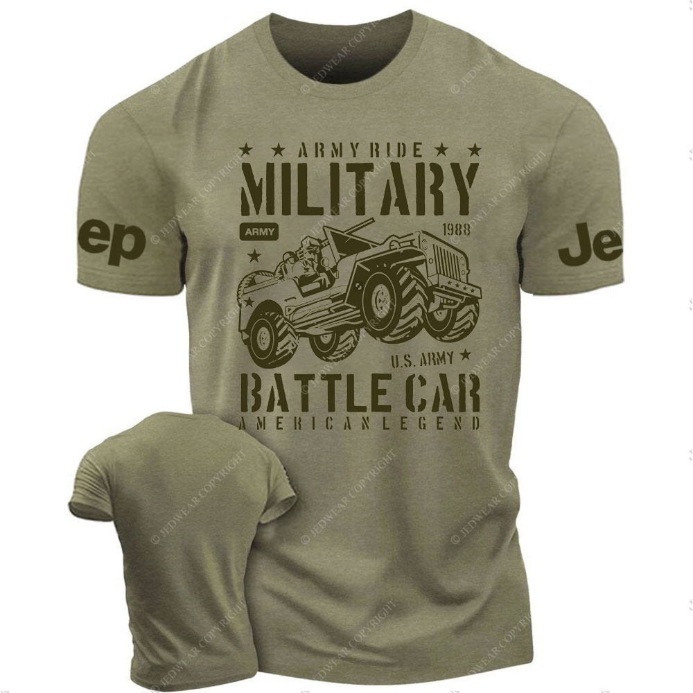 Battle Car American Legend Jp Willys T-Shirt