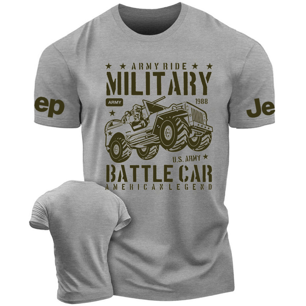 Battle Car American Legend Jp Willys T-Shirt