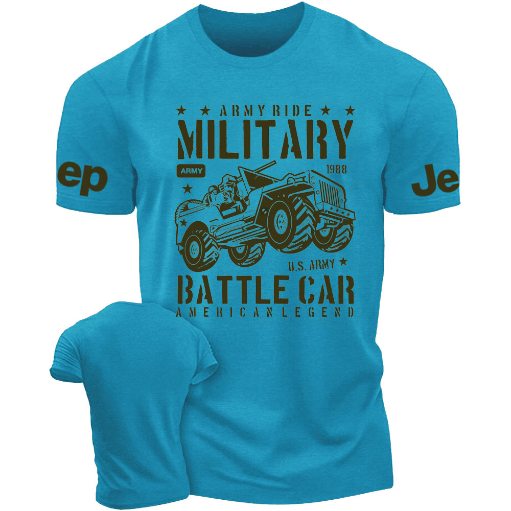 Battle Car American Legend Jp Willys T-Shirt