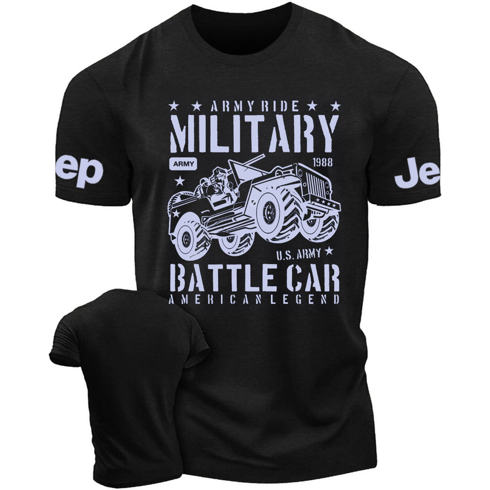 Battle Car American Legend Jp Willys T-Shirt