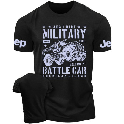 Battle Car American Legend Jp Willys T-Shirt
