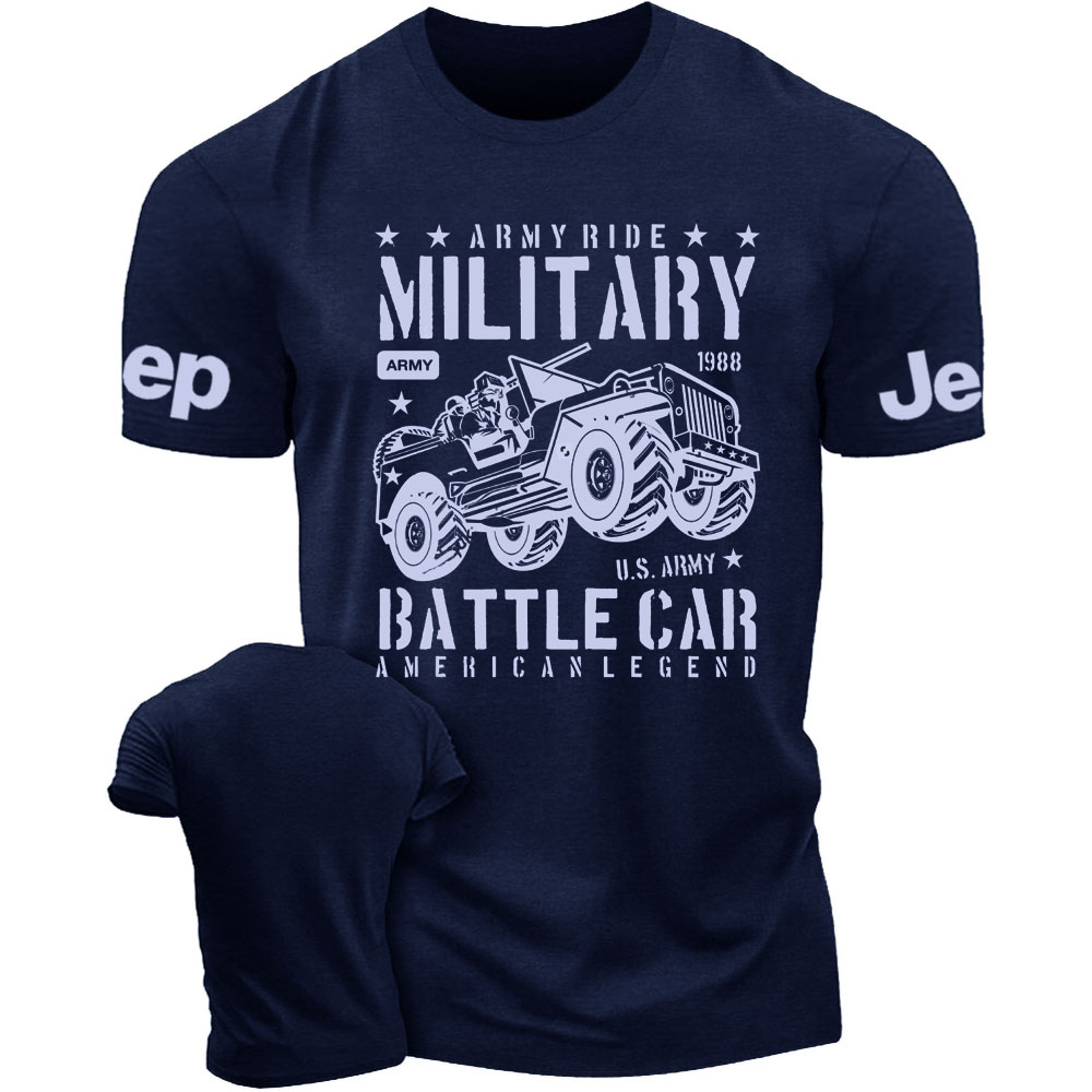 Battle Car American Legend Jp Willys T-Shirt