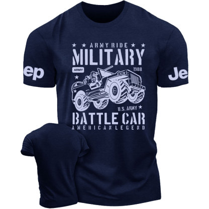 Battle Car American Legend Jp Willys T-Shirt