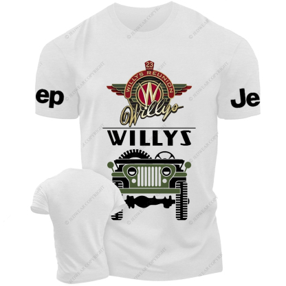 Army Military Vehicle Truck Willys Jp T-Shirt