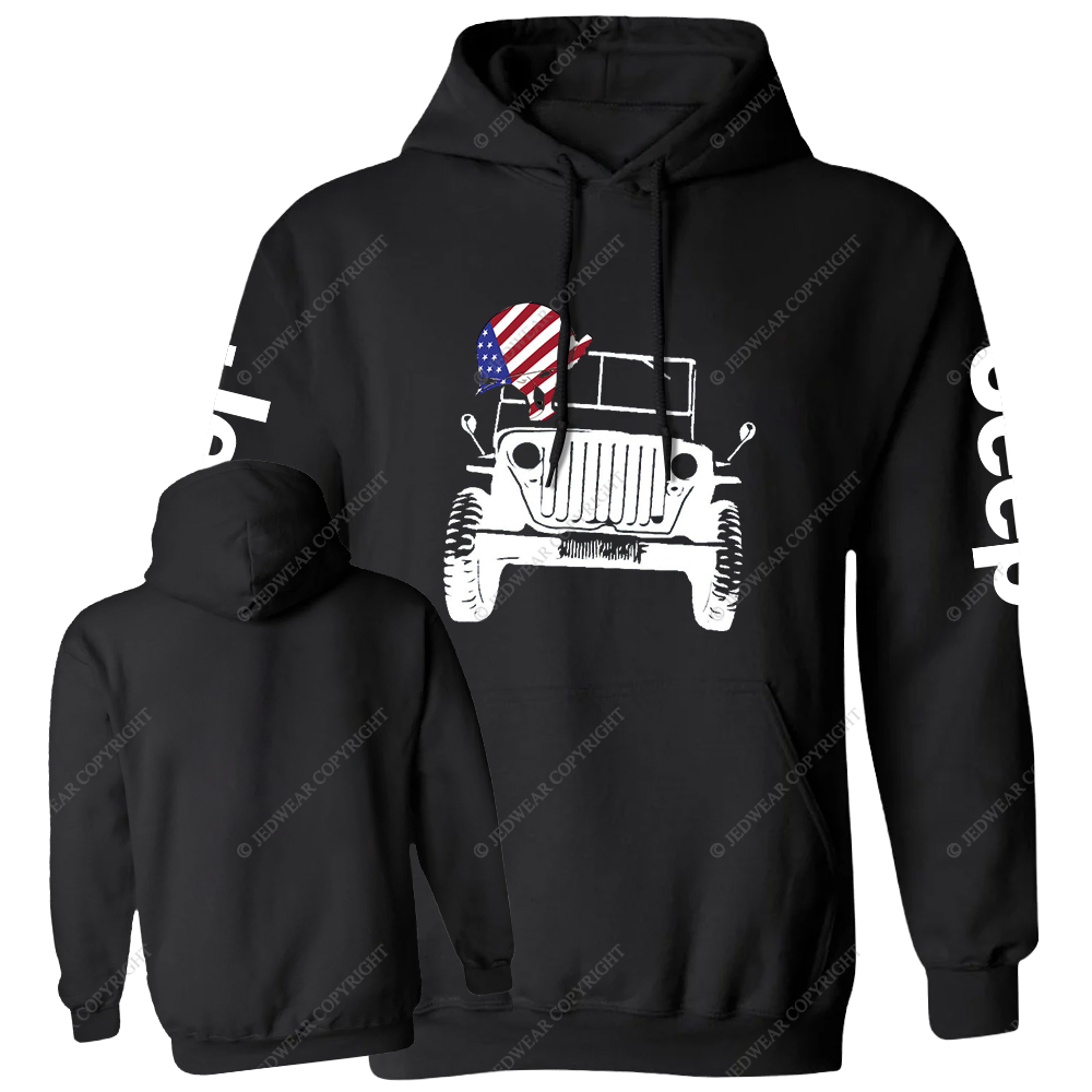 America Flag 4th Of July Soldier Helmet Jp Casual Hoodie