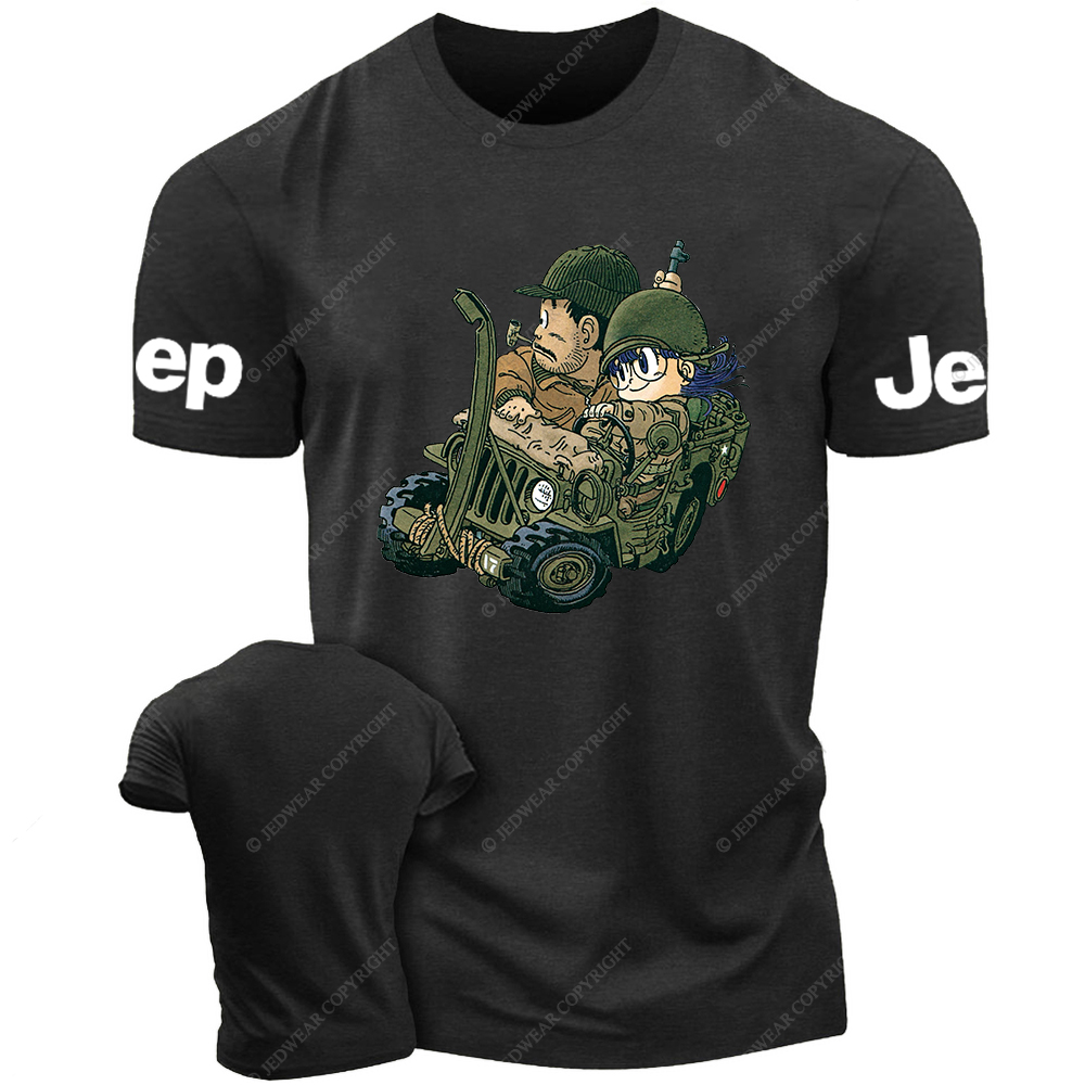 Green Cartoon Car Jp T-Shirt