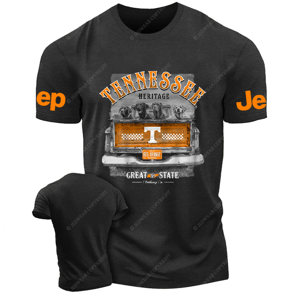 Tennessee Volunteers Labs in Truck Jp T-Shirt
