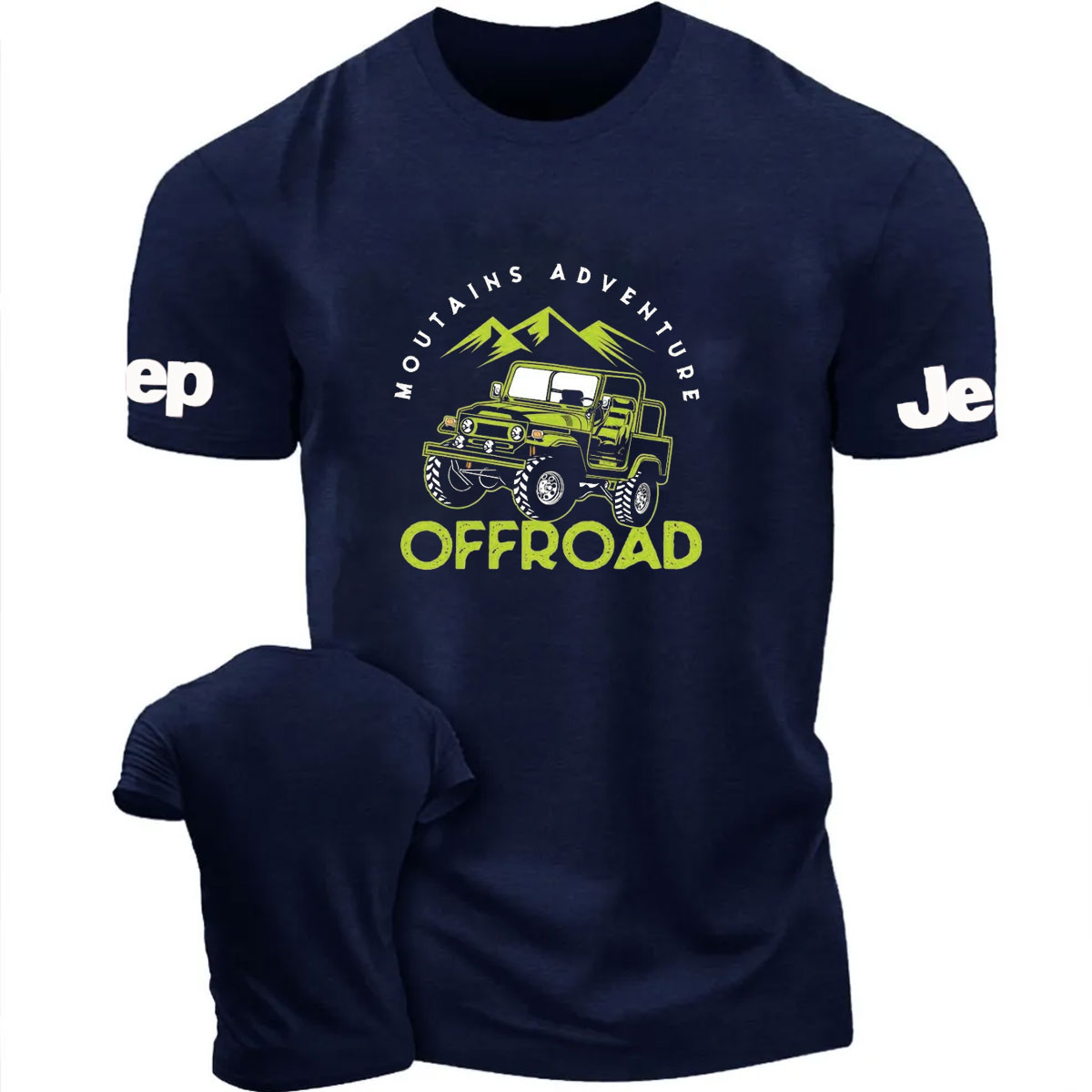 Mountains Off-Road Adventure Jp Car Design T-Shirt