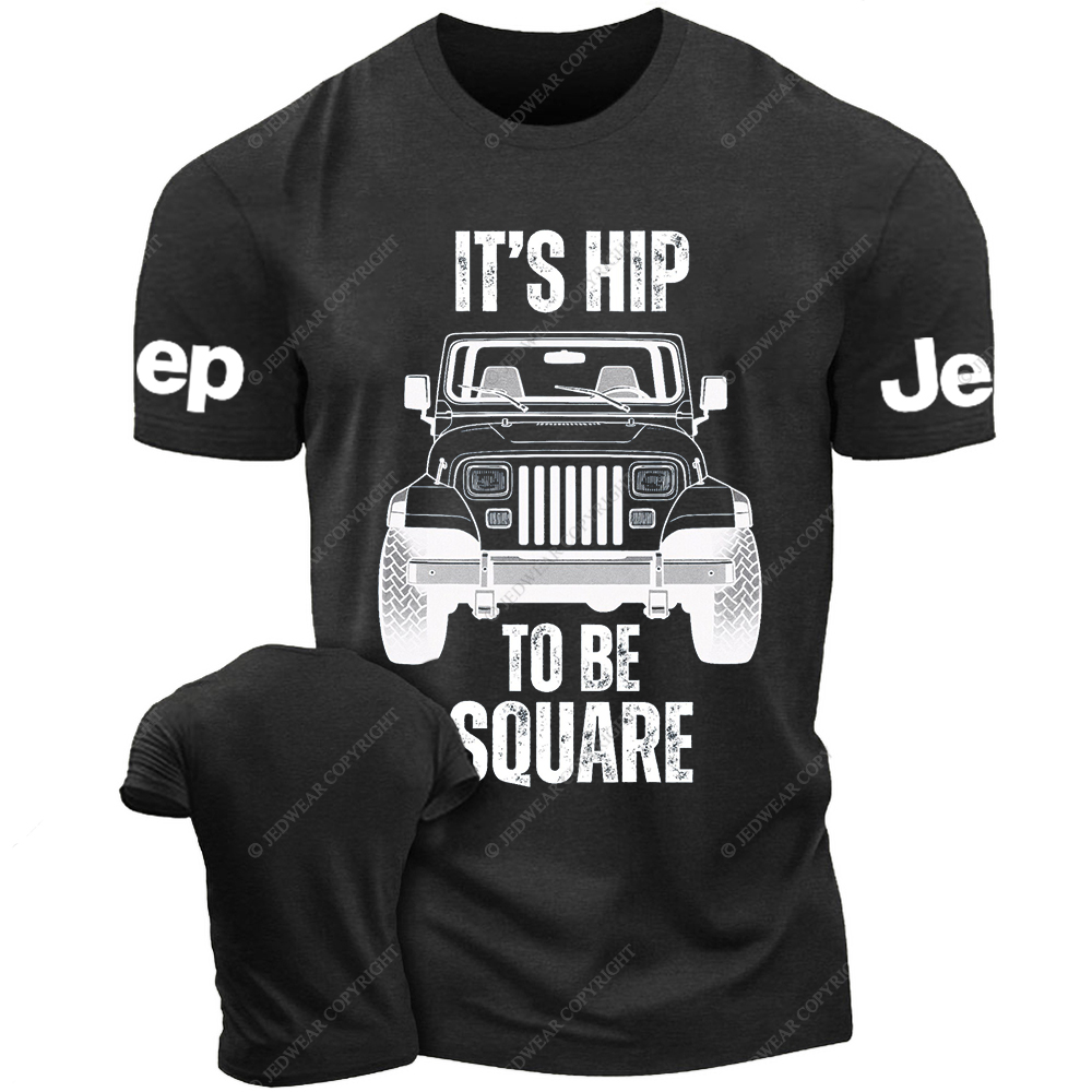 Wrangler YJ It's Hip To Be Square Jp T-Shirt