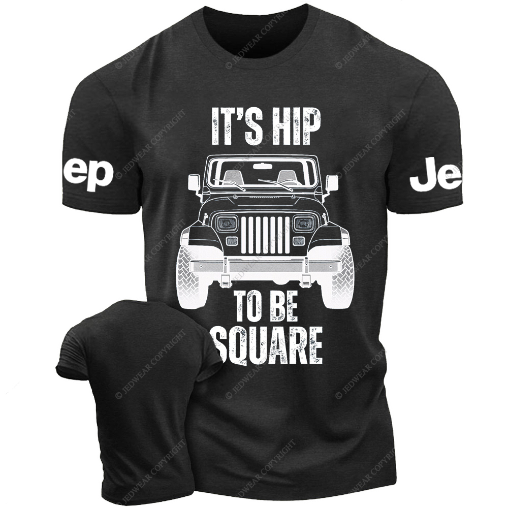 Wrangler YJ It's Hip To Be Square Jp T-Shirt