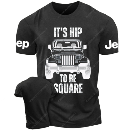 Wrangler YJ It's Hip To Be Square Jp T-Shirt
