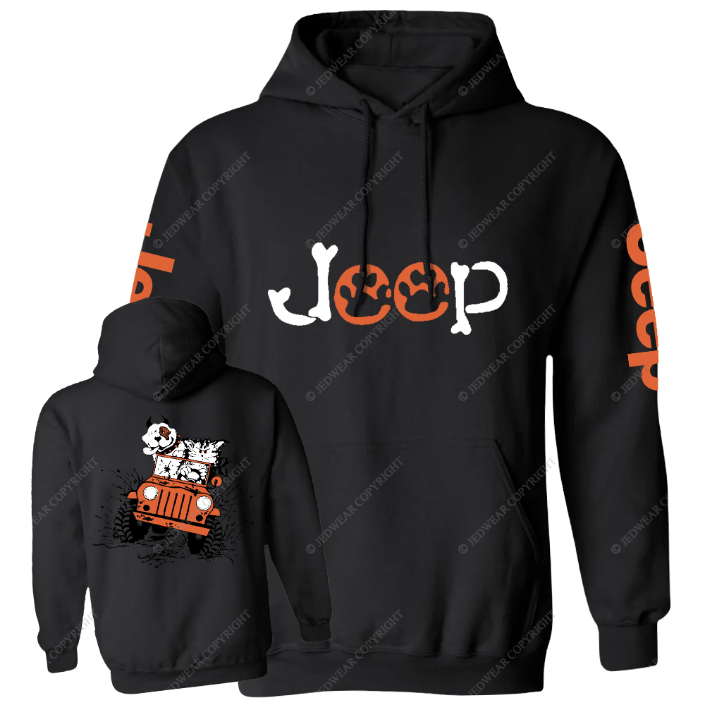 Orange Car Dog And Cat Magnet Jp Casual Hoodie