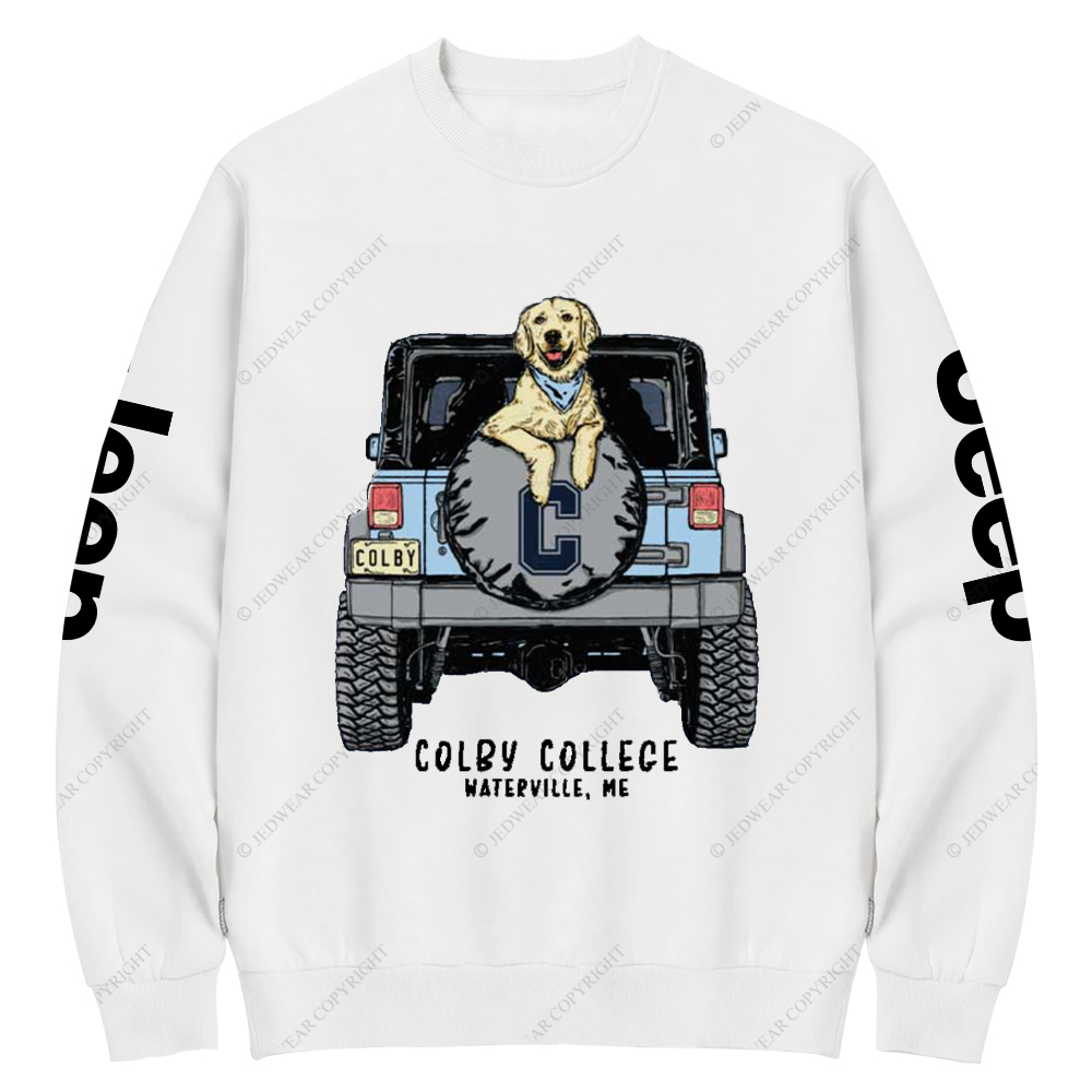 Colby College Waterville Me Jp Crew Neck Sweatshirt