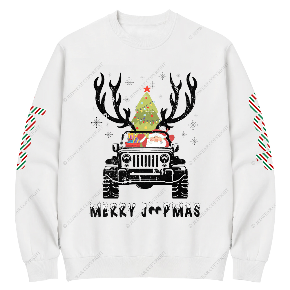 Merry Christmas Santa Claus Jp Crew Neck Sweatshirt