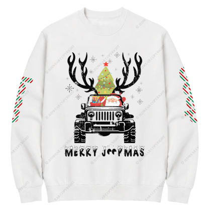 Merry Christmas Santa Claus Jp Crew Neck Sweatshirt