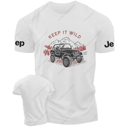 Keep It Wild Trees Mountains Water  Hand Painted  JP T-Shirt