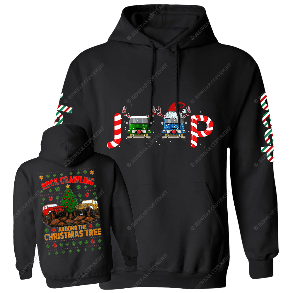 Rock Ceawling Around The Christmas Tree Jp Casual Hoodie