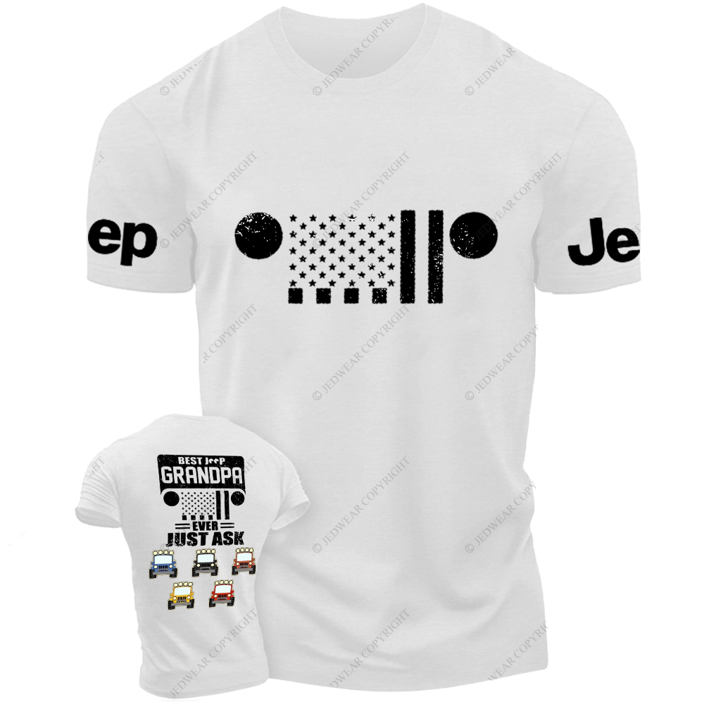 Best Car Grandpa Ever Just Ask Jp T-Shirt