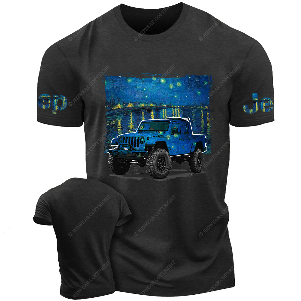 Starry Night over the Rhone By Van Gogh Canvas Jp T-Shirt
