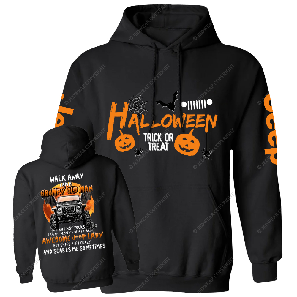Walk Away Grumpy Old Man But Not Yours Halloween Jp Casual Hoodie