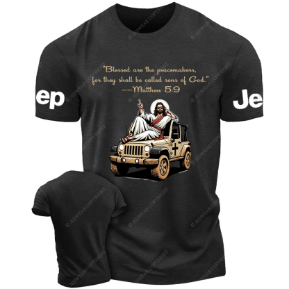 Blessed Are The Peacemakers Religion Jesus Jp T-Shirt