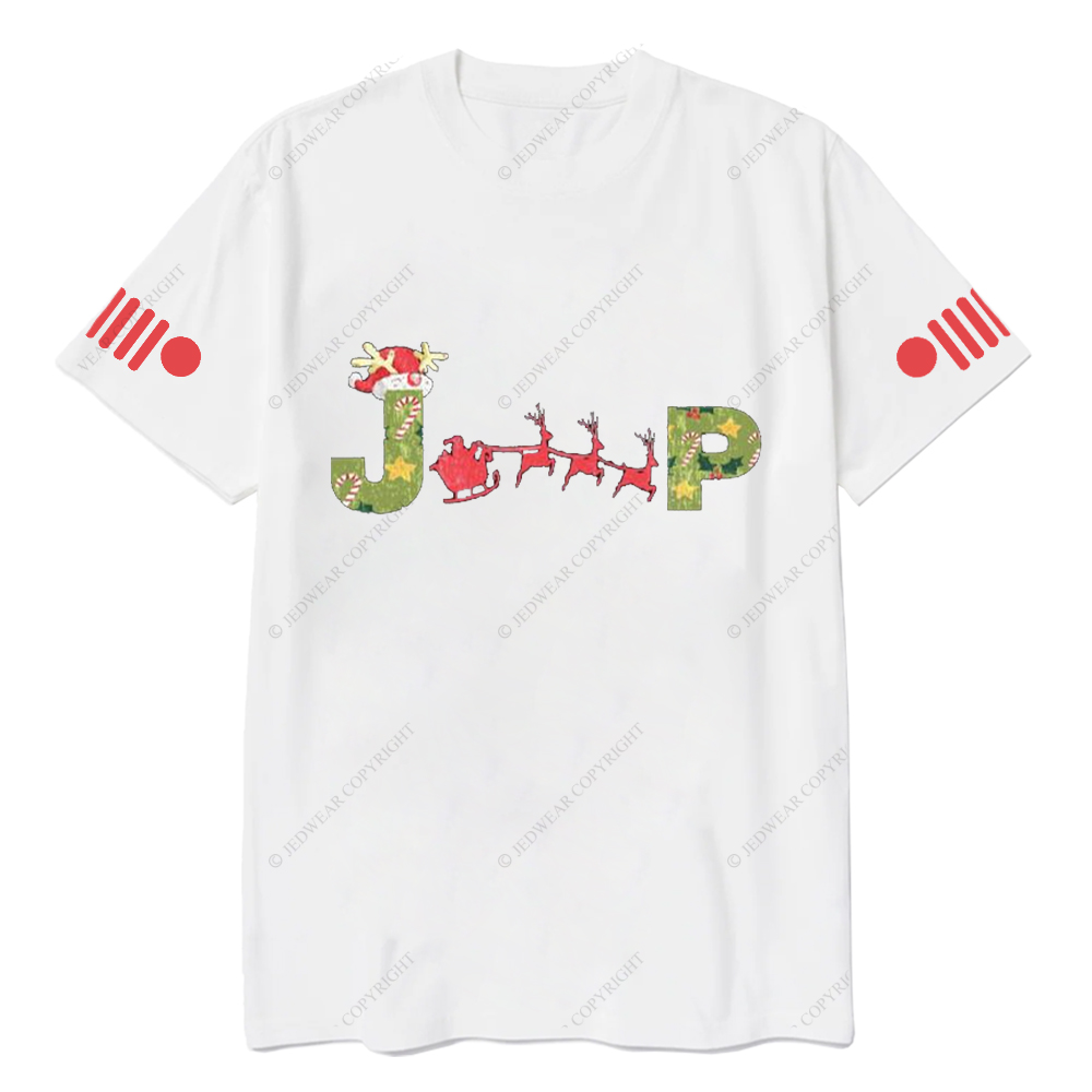 Merry Christmas Elk Sleigh Jp T-Shirt