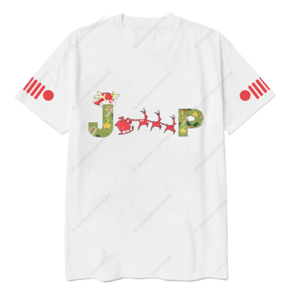 Merry Christmas Elk Sleigh Jp T-Shirt