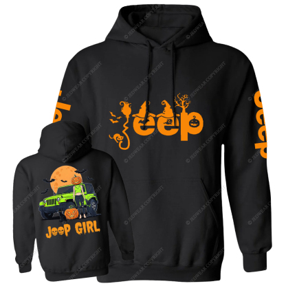 Pumpkin Halloween Cat Girl Bat Jp Casual Hoodie