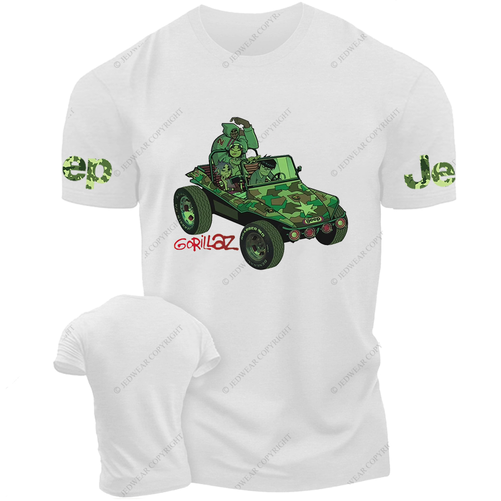 Gorillaz Green Car Jp T-Shirt