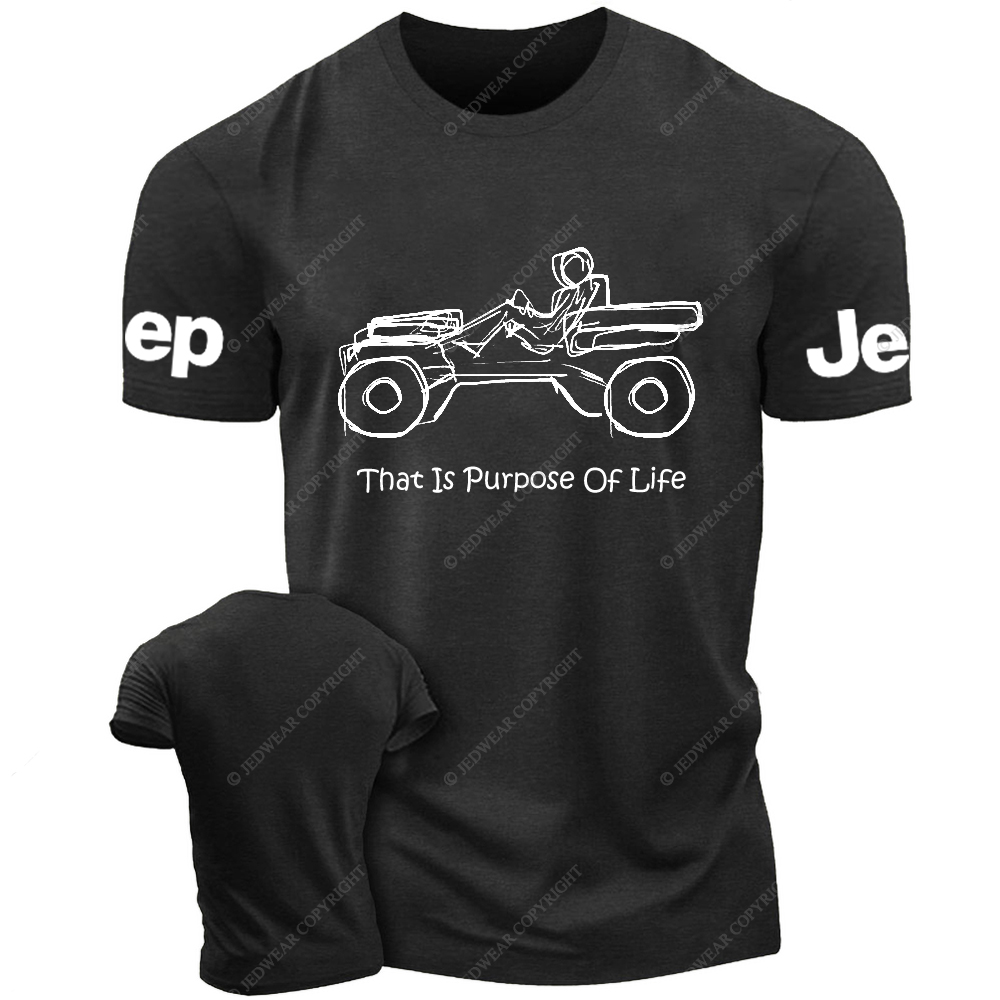 That Is Purpose Of Life Colorful Hand-Painted Jp T-Shirt