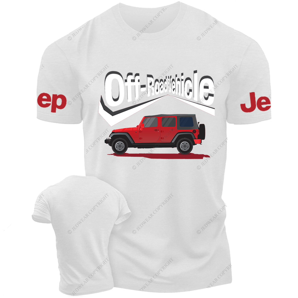 Off-Road Adventure Red Vehicle Jp T-Shirt