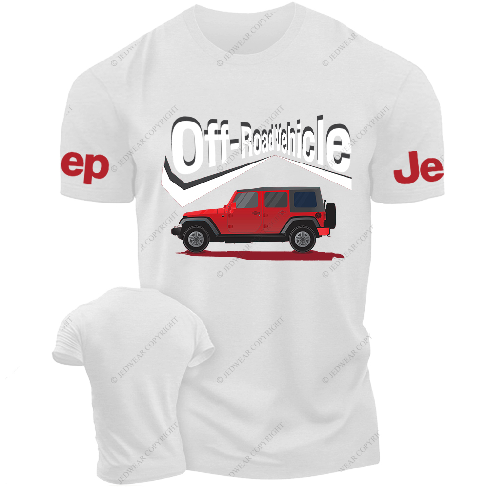 Off-Road Adventure Red Vehicle Jp T-Shirt