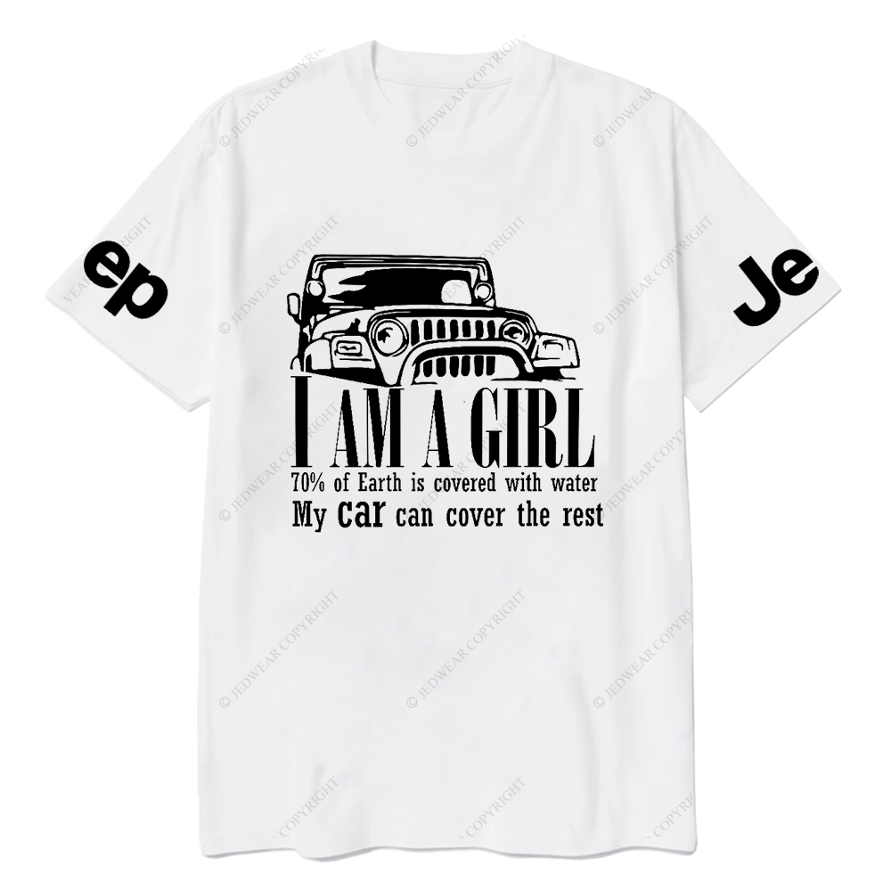 I Am A Girl I Loves My Car Jp T-Shirt