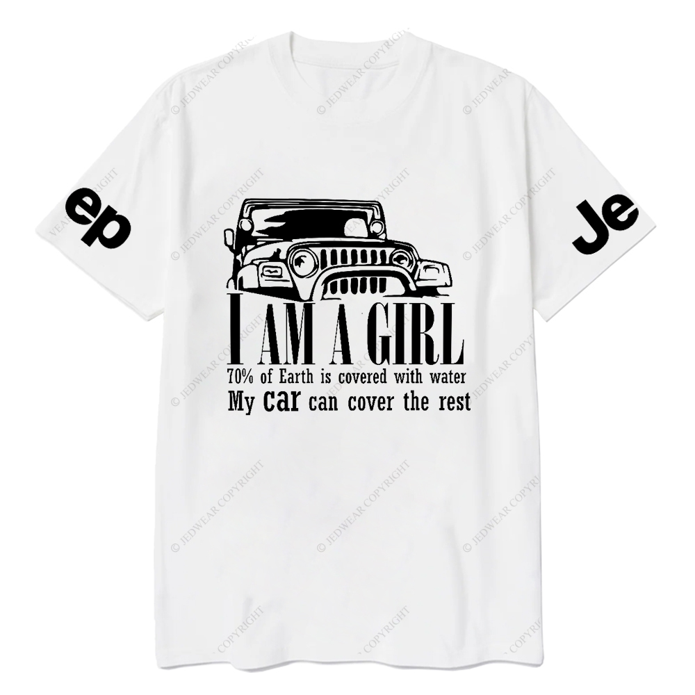I Am A Girl I Loves My Car Jp T-Shirt
