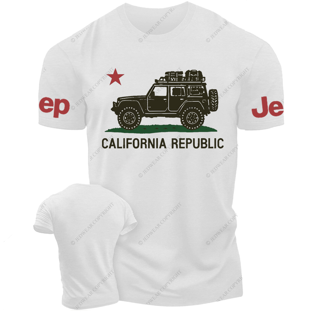 California Republic Military Star Jp T-Shirt