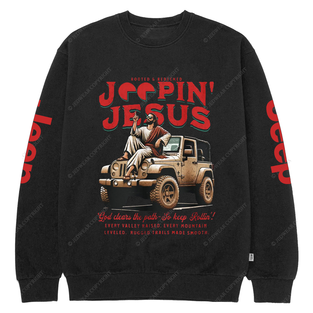Religion With Jesus Inspirational Faith Christian Jp Crew Neck Sweatshirt